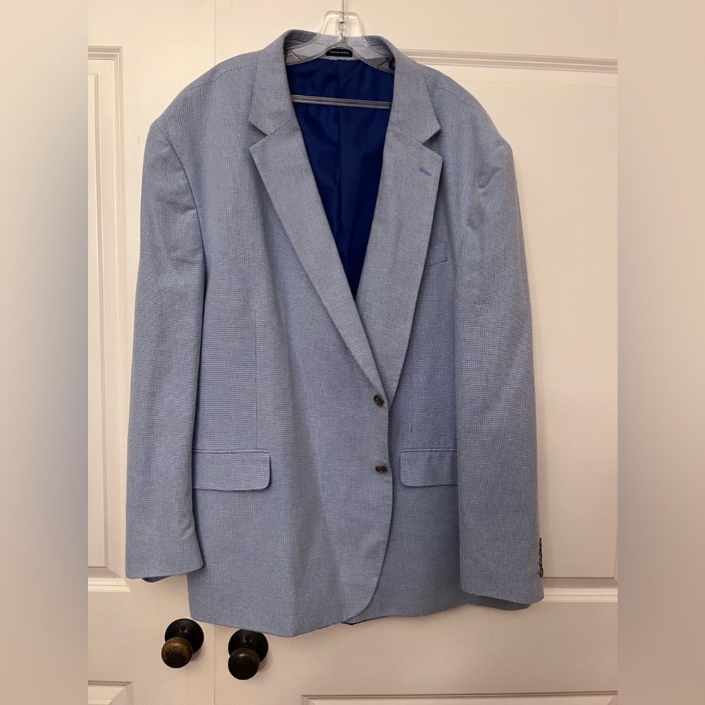 Blue Woven Men’s Blazer